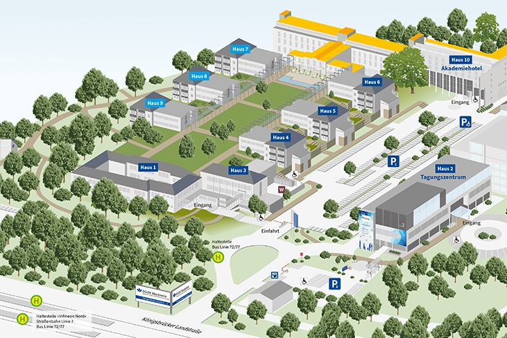 Übersicht Campus Haus 10