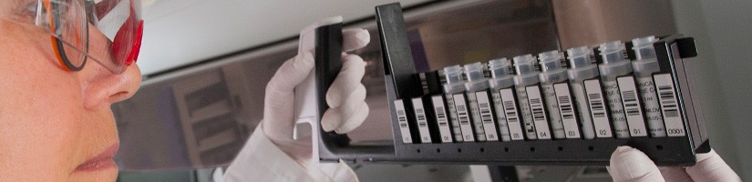 Testbatterie im Allergologie-Labor